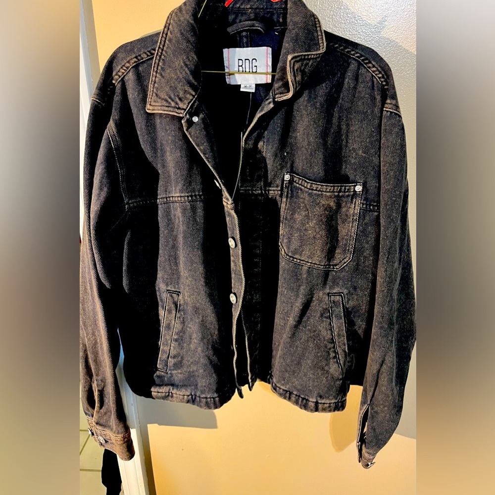 NWT Urban Outfitters Corduroy Black Medium Jacket.